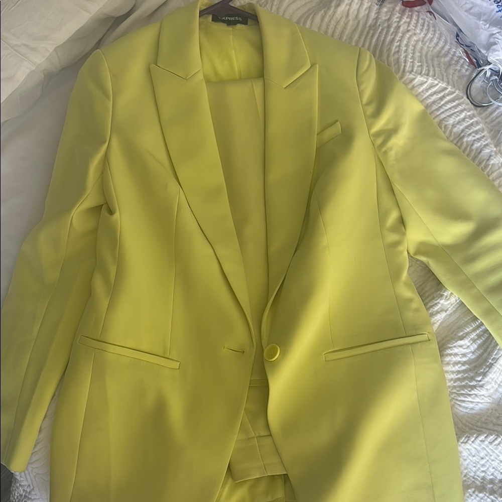 Yellow Blazer and pant set